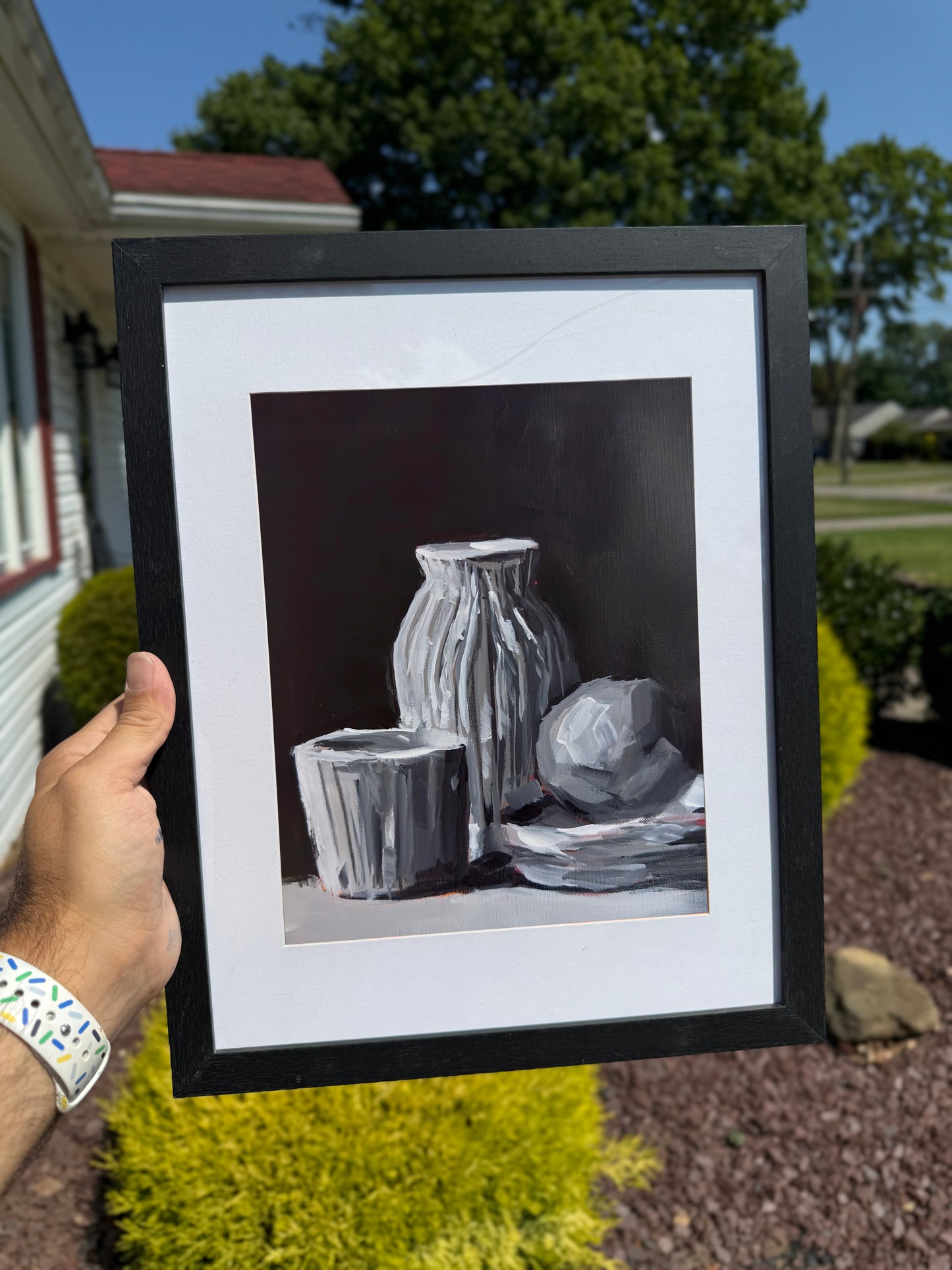 Framed Original Acrylic Painting - 11 x 14