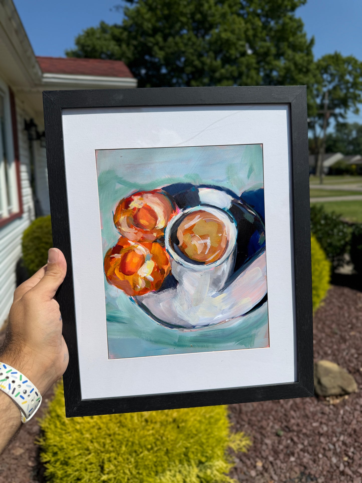 Framed Original Acrylic Painting - 11 x 14