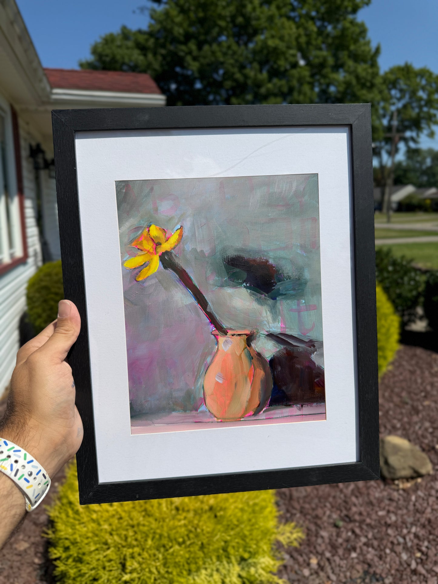 Framed Original Acrylic Painting - 11 x 14