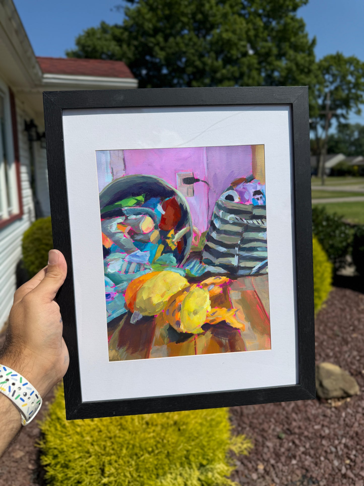 Framed Original Acrylic Painting - 11 x 14