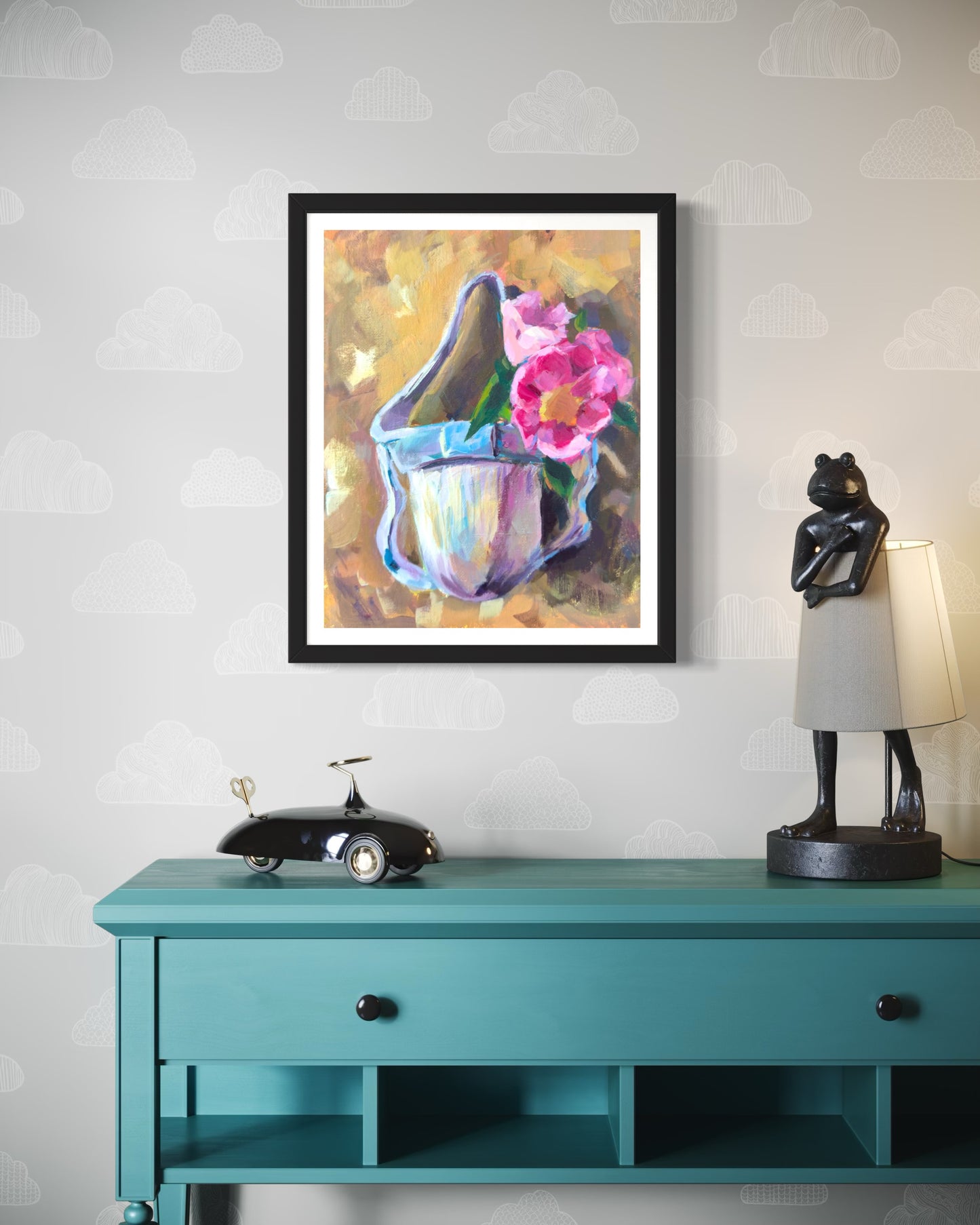 Jockstrap and Flowers, 8 x 10, Art Print