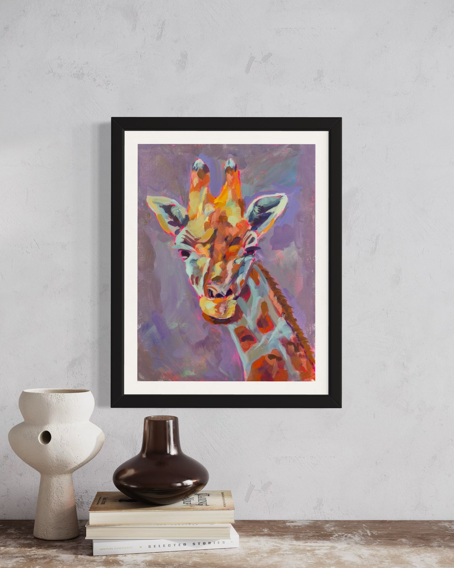 Giraffe, 8 x 10, Art Print