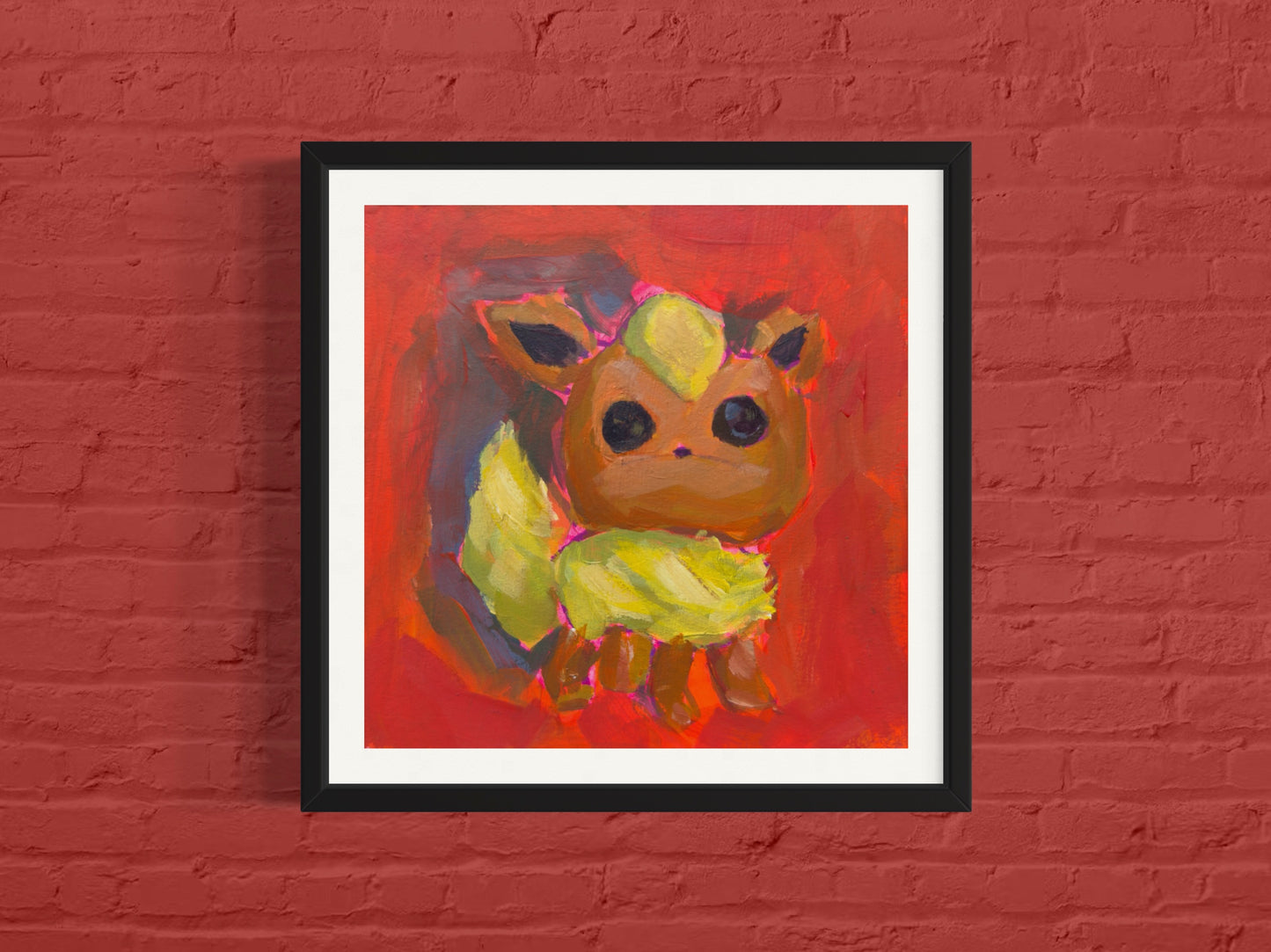 Eeveelution Full Set, Art Print, 5x5 Square Print Set