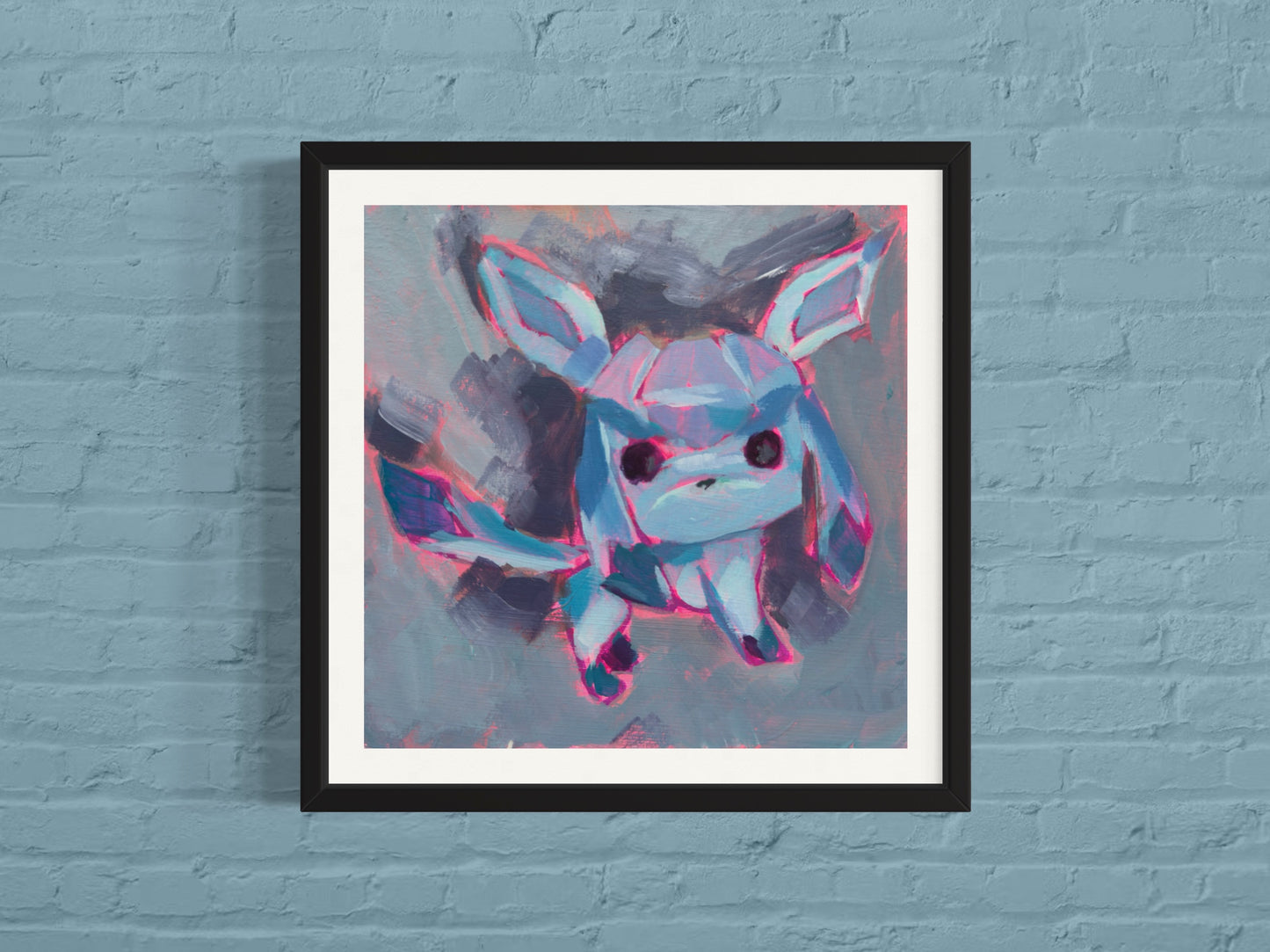 Eeveelution Full Set, Art Print, 5x5 Square Print Set