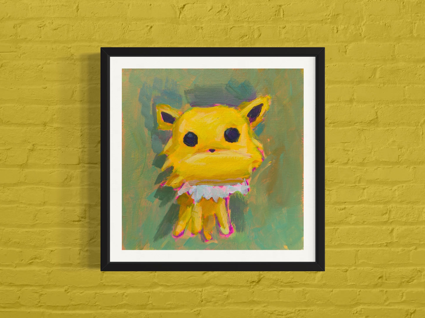 Eeveelution Full Set, Art Print, 5x5 Square Print Set