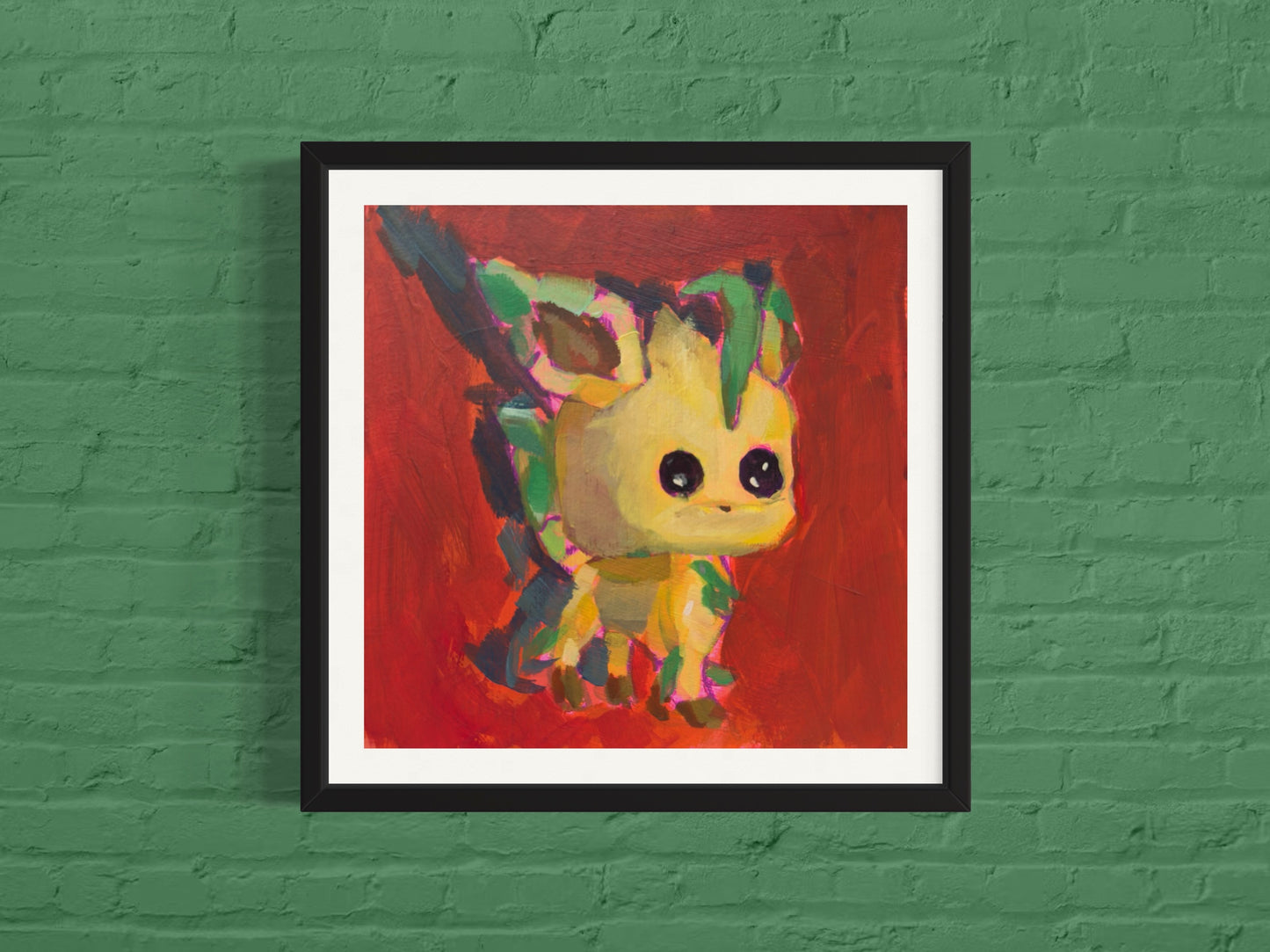 Eeveelution Full Set, Art Print, 5x5 Square Print Set