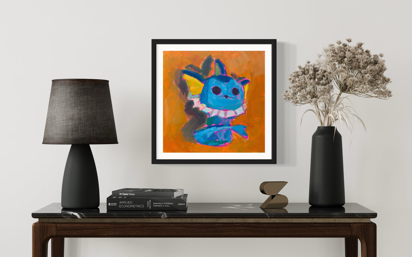 Vaporeon Eeveelution, Art Print, 5x5 Square Print