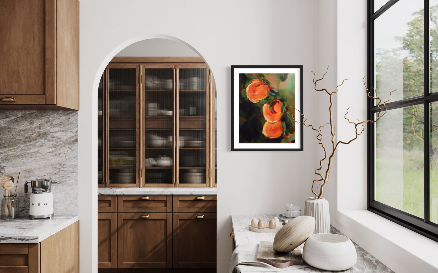 Peaches, 8 x 10 Art Print