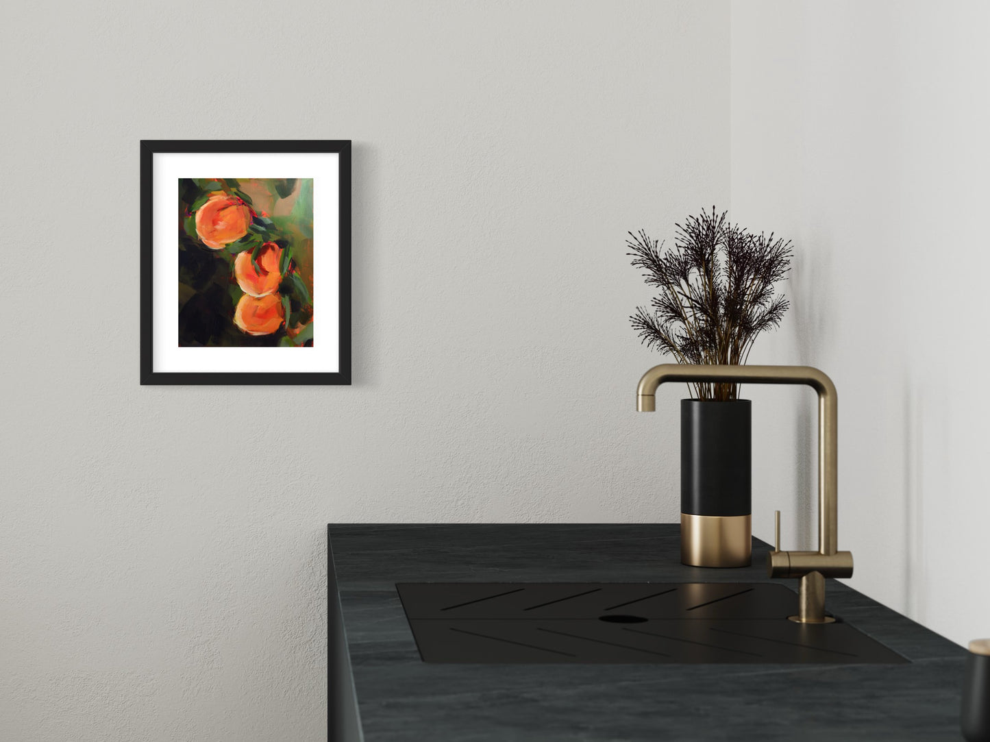 Peaches, 8 x 10 Art Print