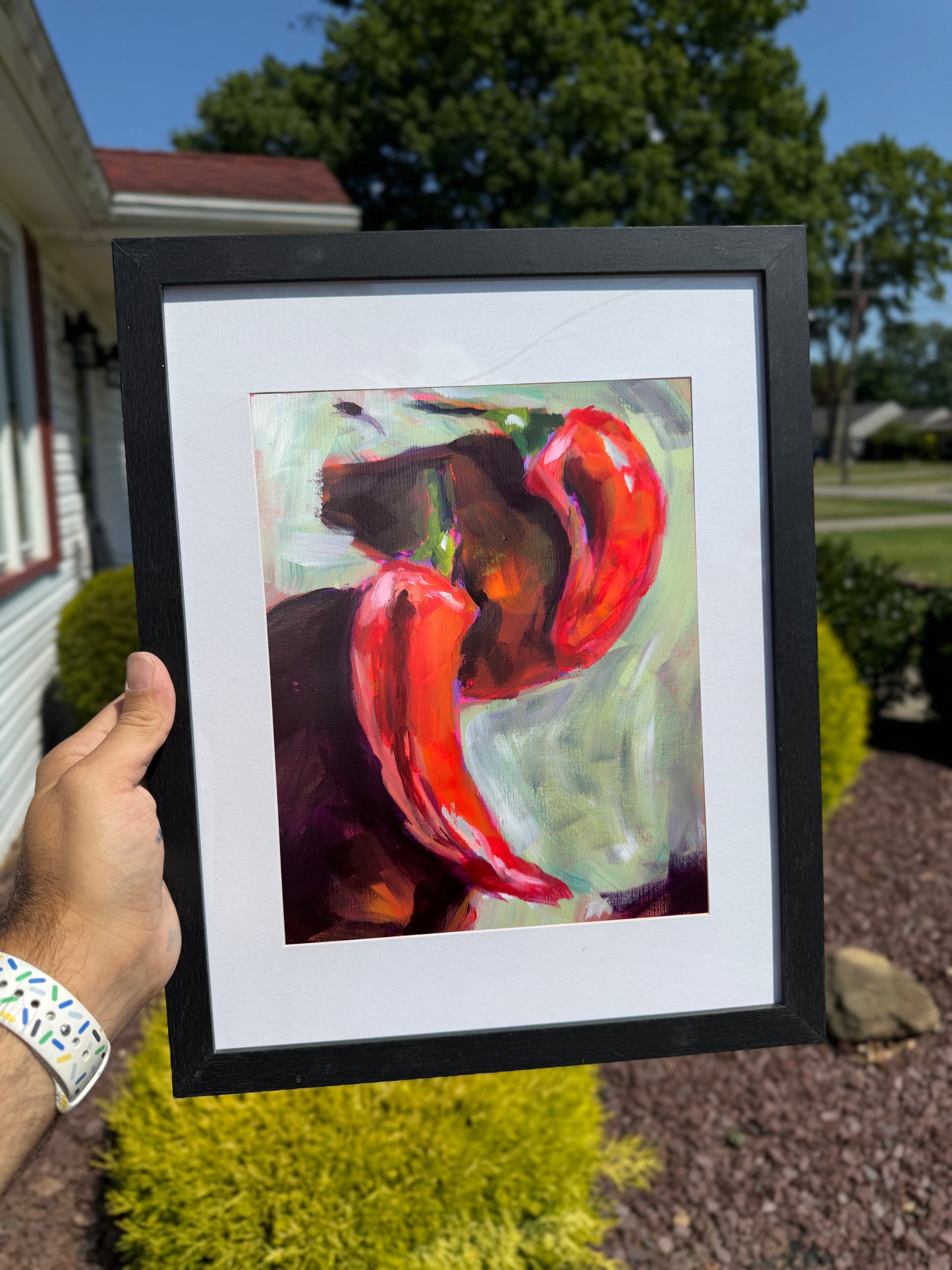 Framed Original Acrylic Painting - 11 x 14