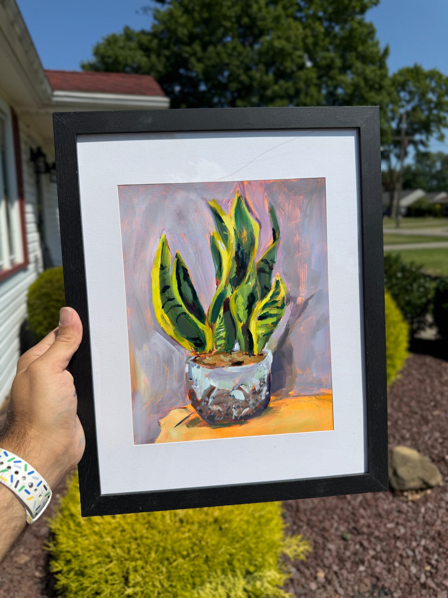 Framed Original Acrylic Painting - 11 x 14