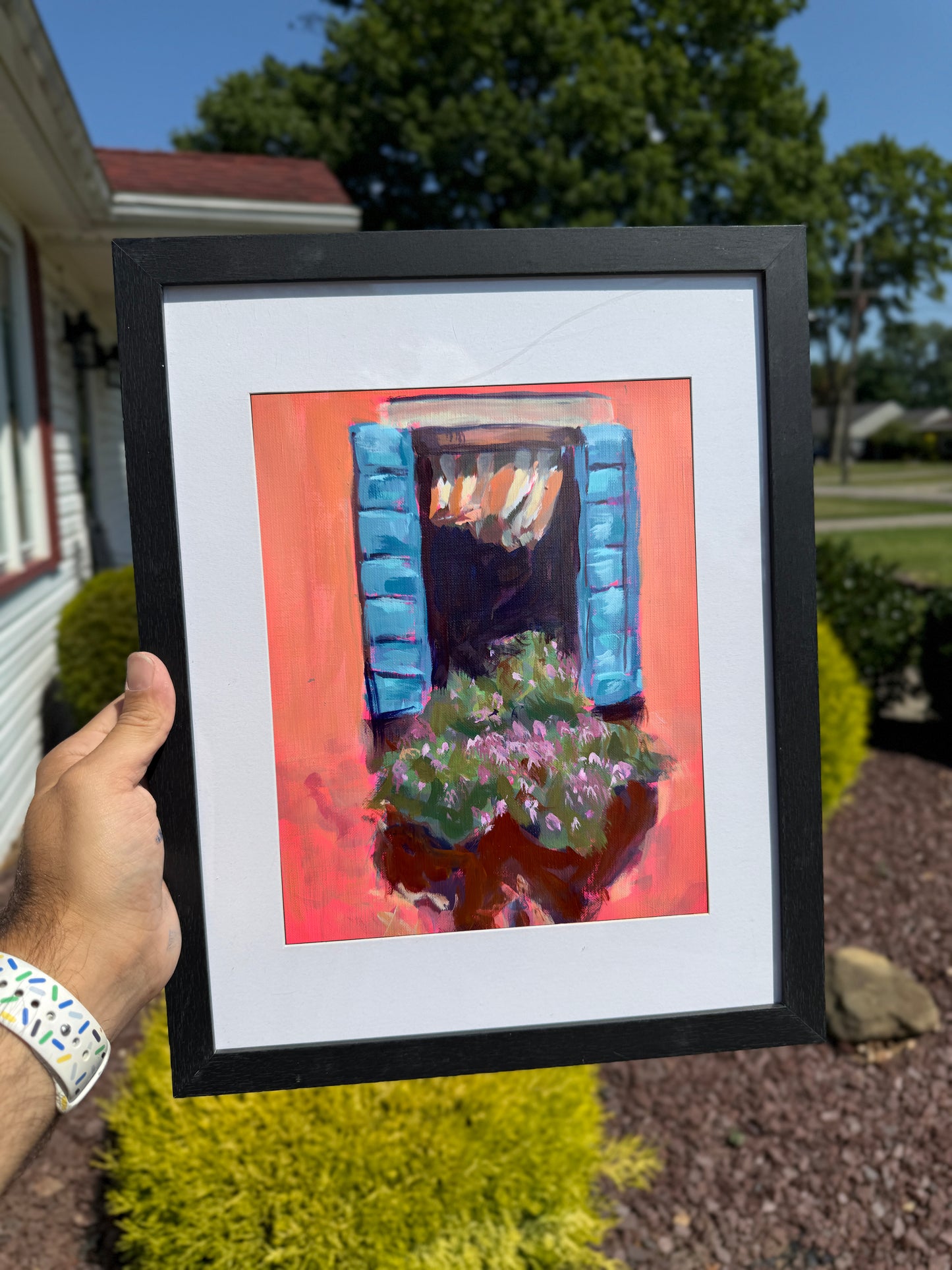 Framed Original Acrylic Painting - 11 x 14
