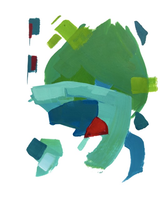 Bulbasaur, Deconstructed Character, Framed Abstract Original, 8x5x11
