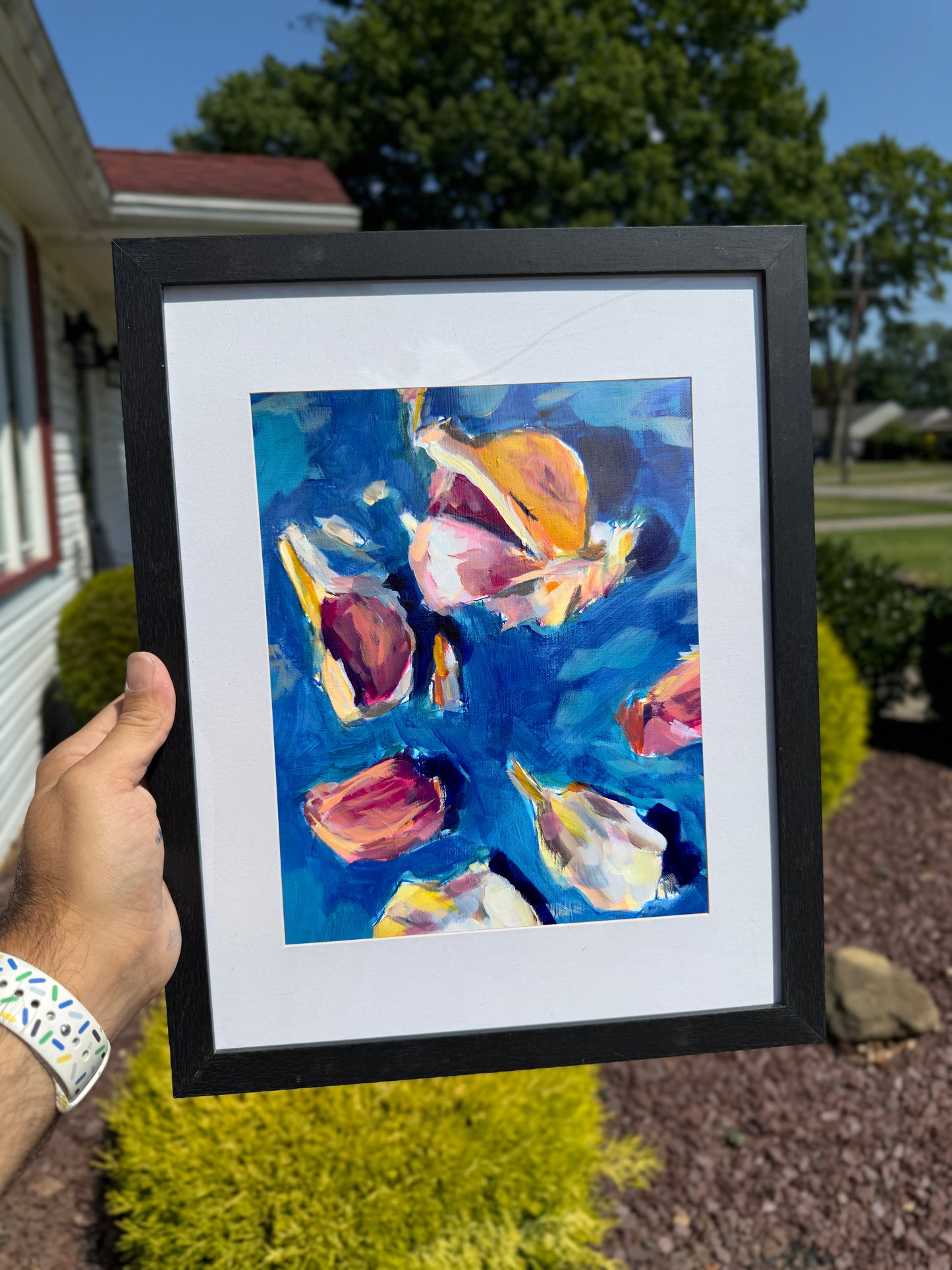 Framed Original Acrylic Painting - 11 x 14