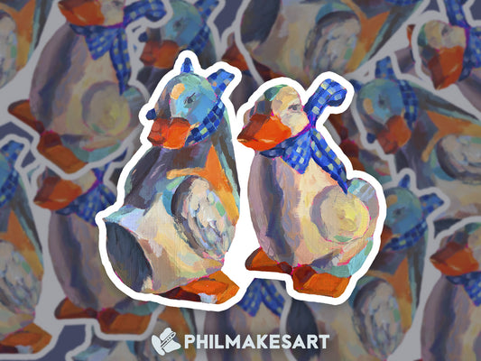 Geese Friends, 3-inch Vinyl Sticker