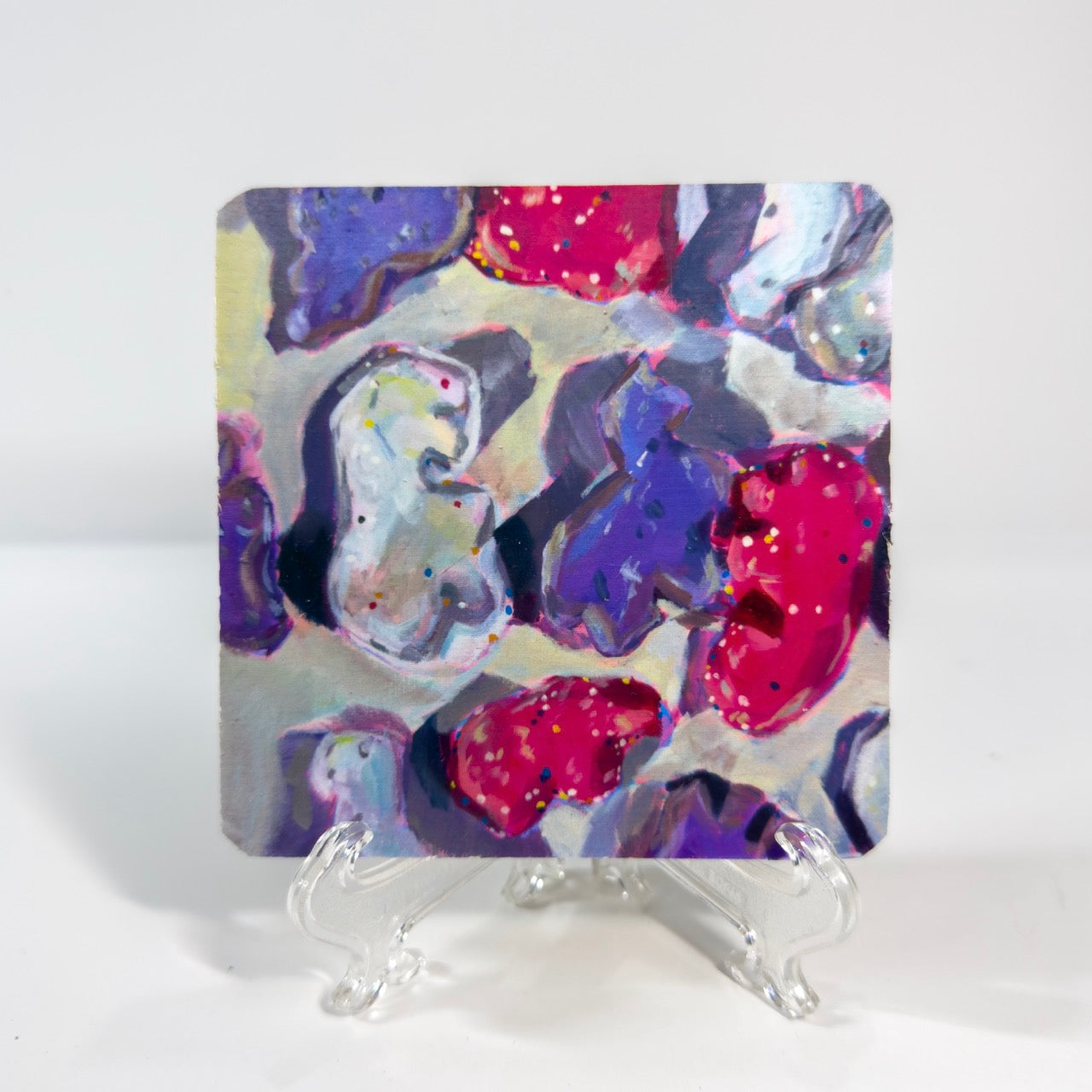 Animal Cookie Square Coaster