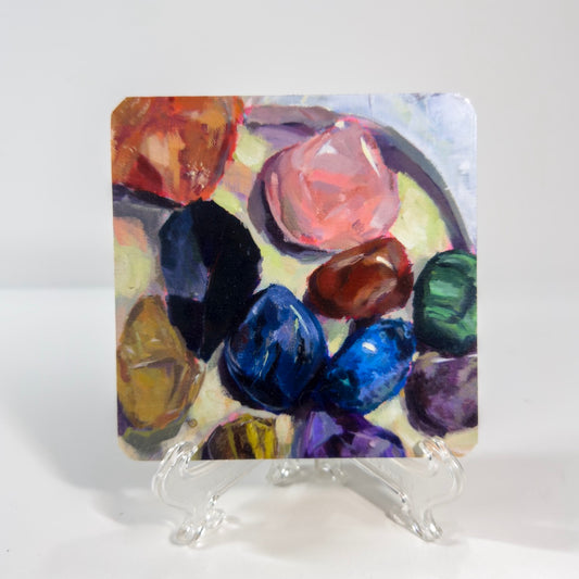 Crystals Square Coaster