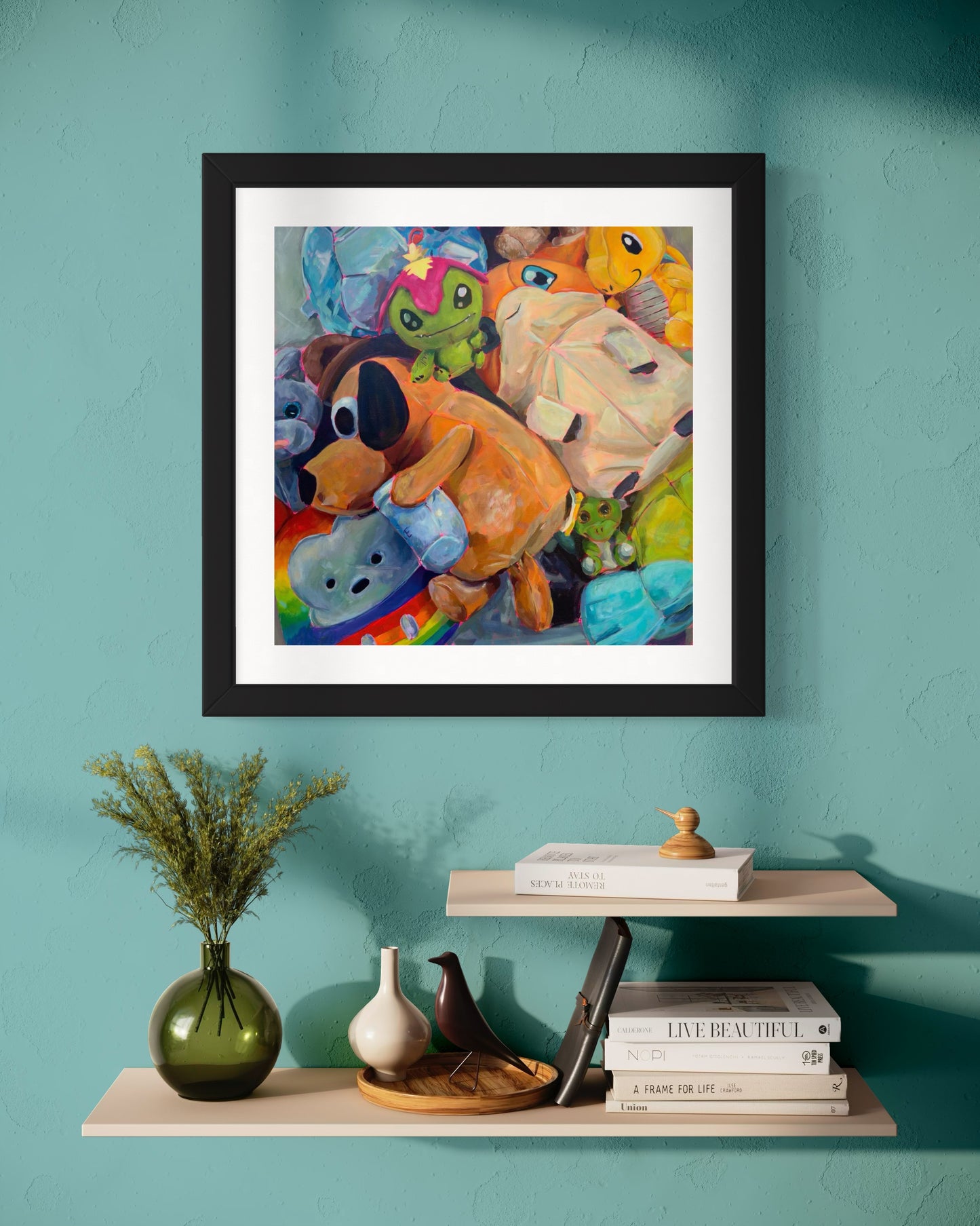 The Claw (Plushies), Art Print, Square