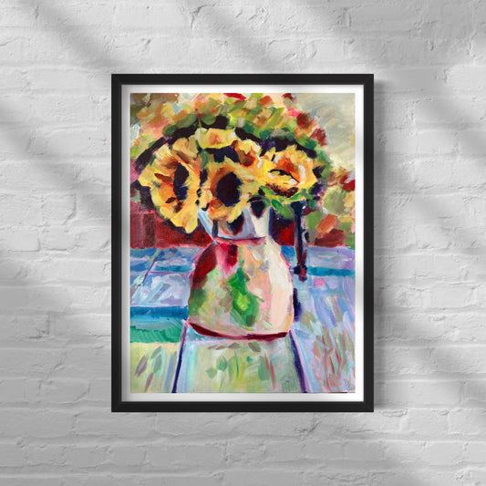 Sunflower Print, 8x10 Art Print