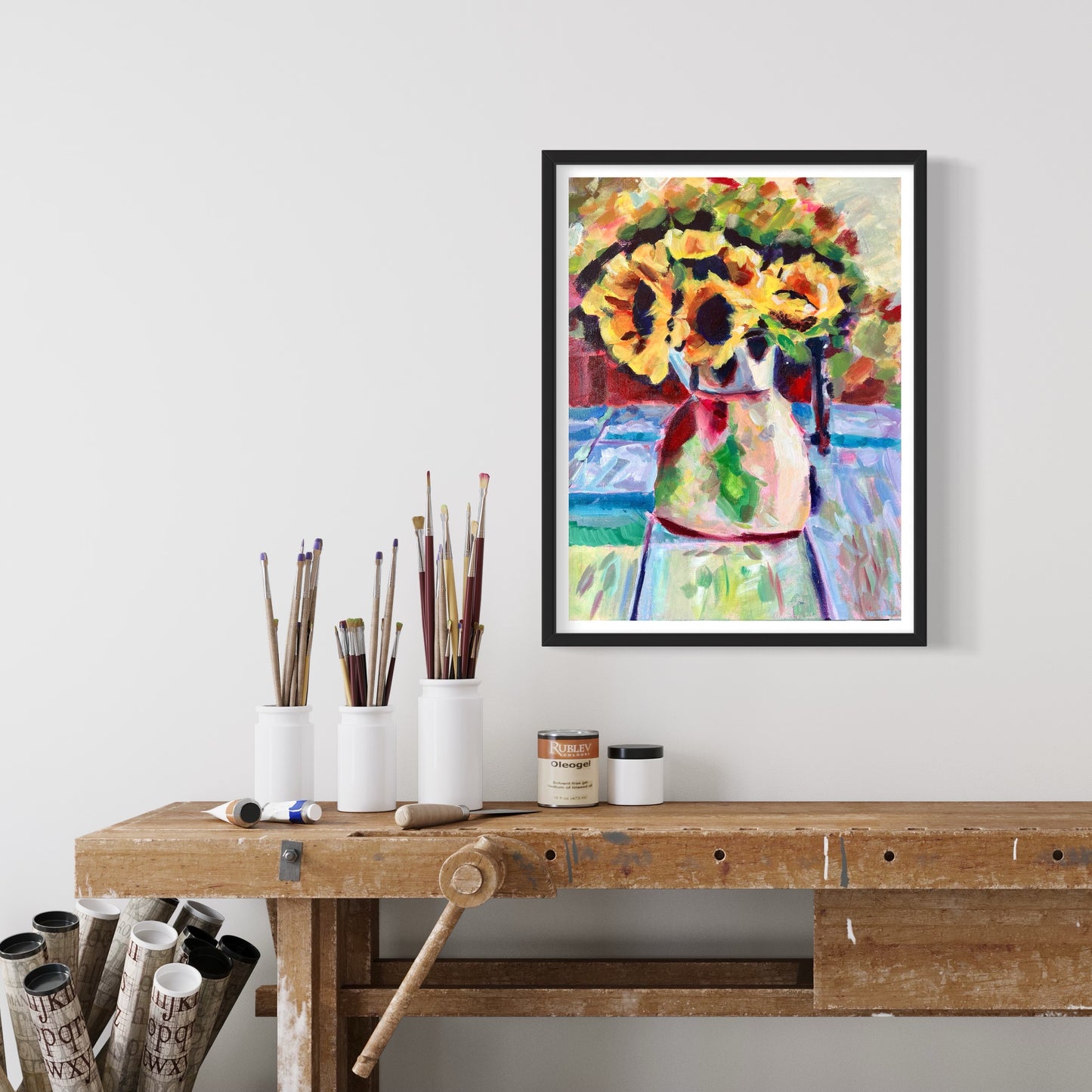 Sunflower Print, 8x10 Art Print