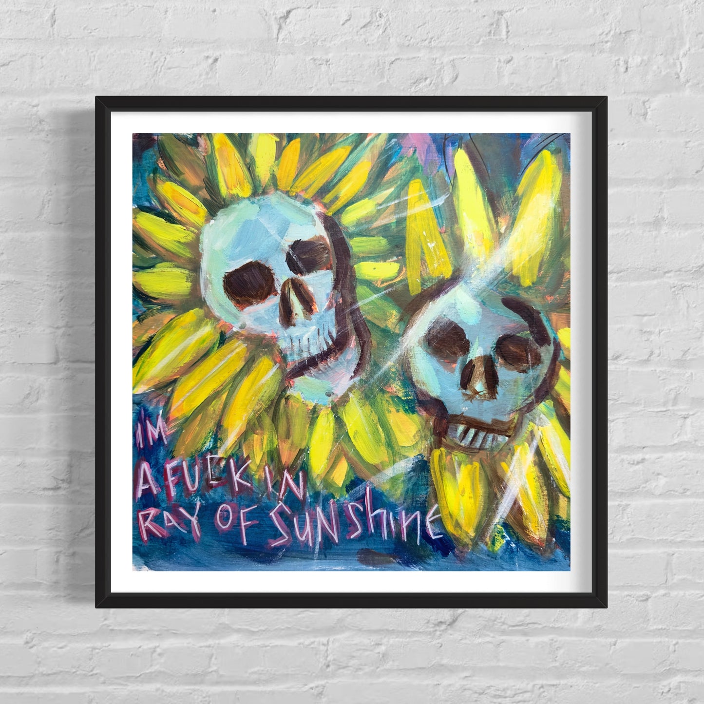 Ray of Sunshine, Square Art Print