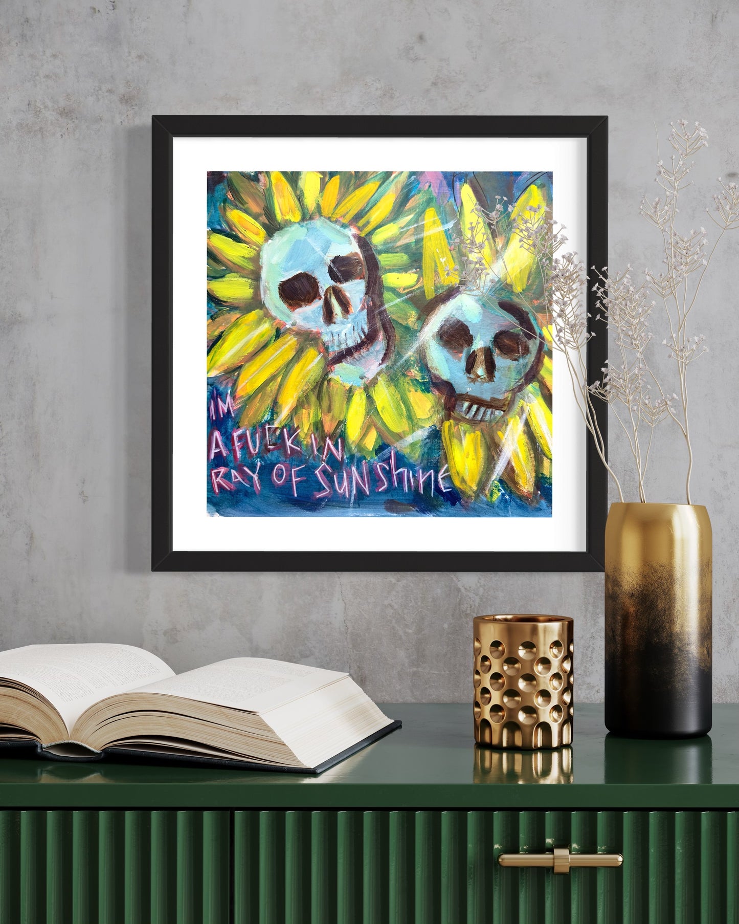 Ray of Sunshine, Square Art Print