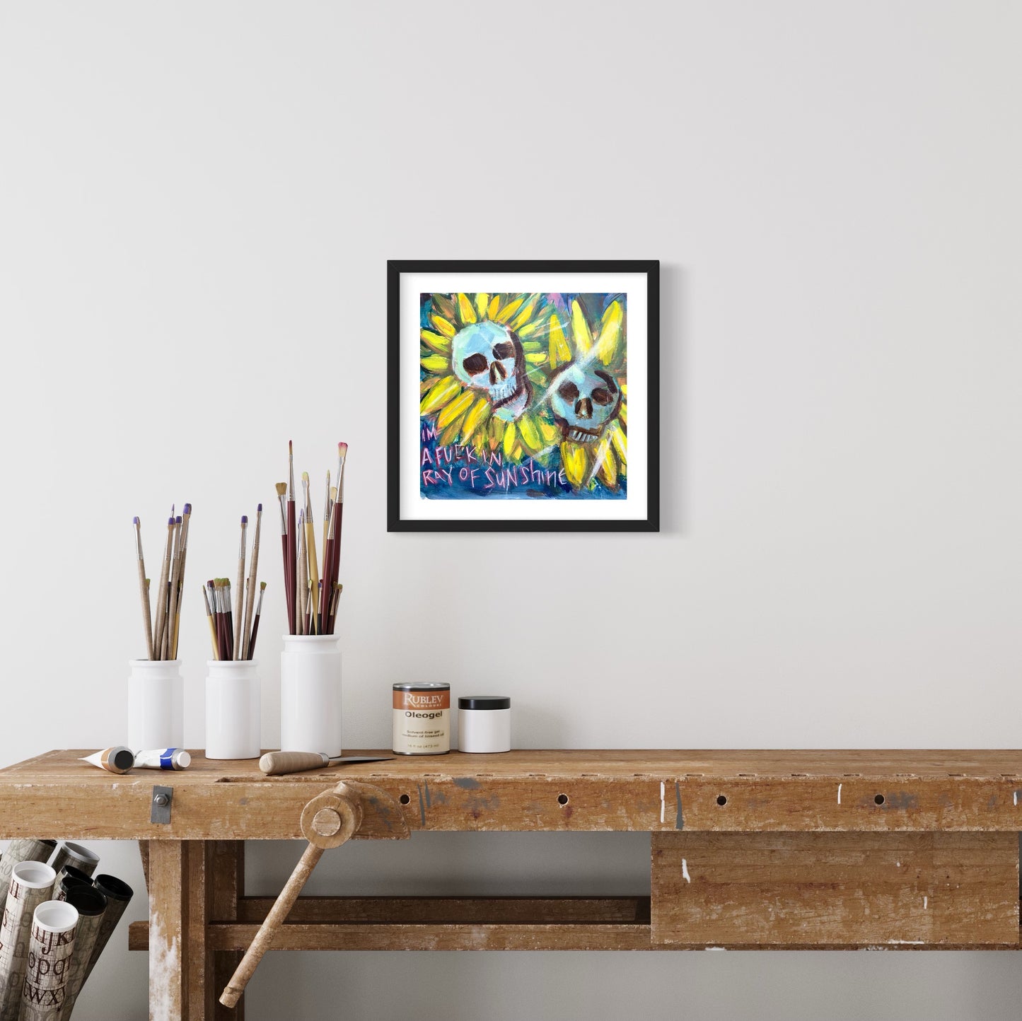 Ray of Sunshine, Square Art Print