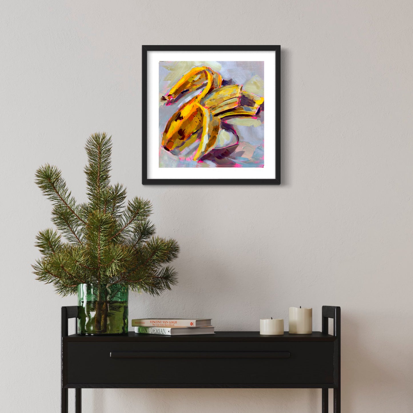 Banana, Square Art Print