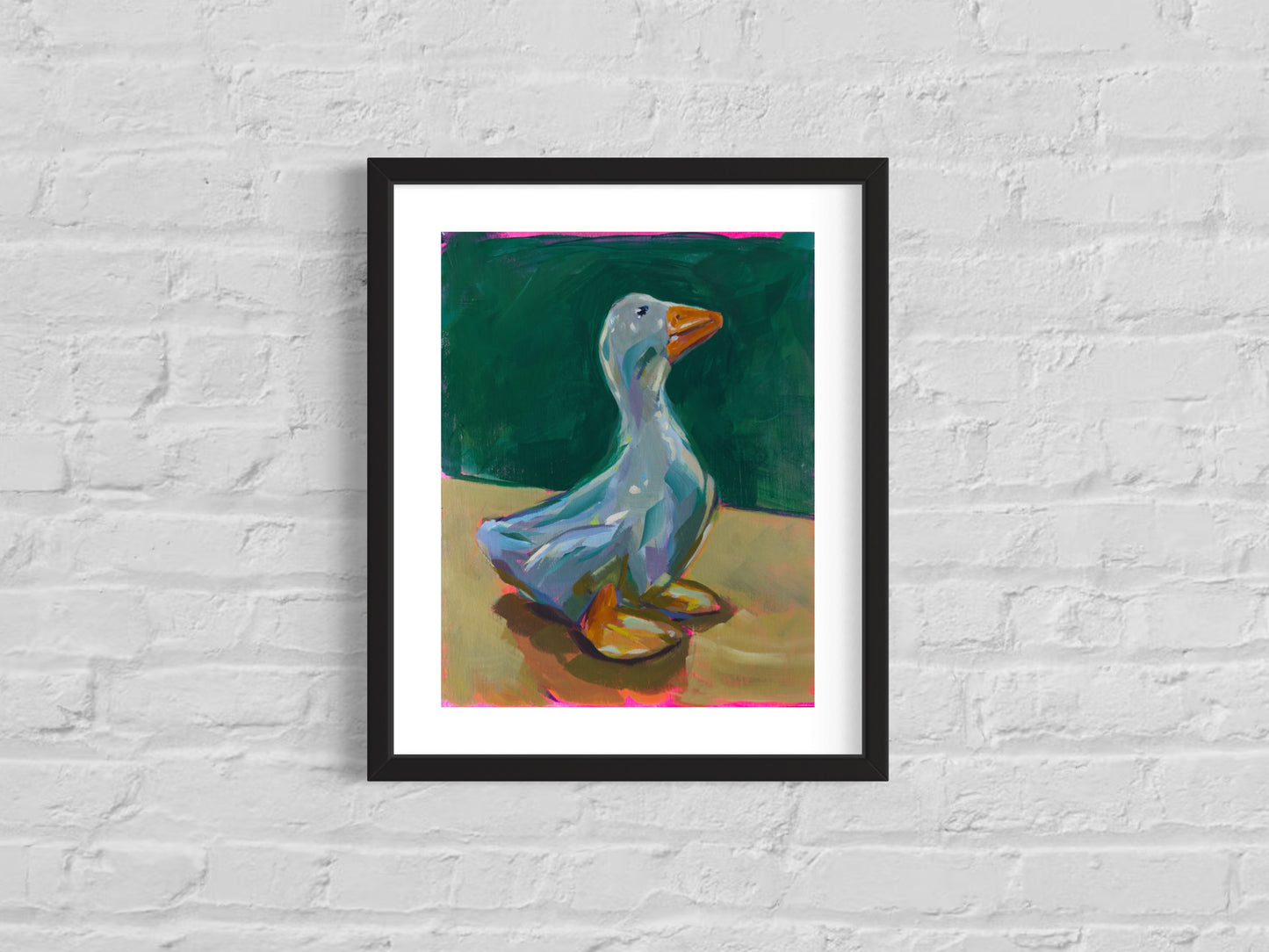 Silly Goose, 8 x 10 Art Print