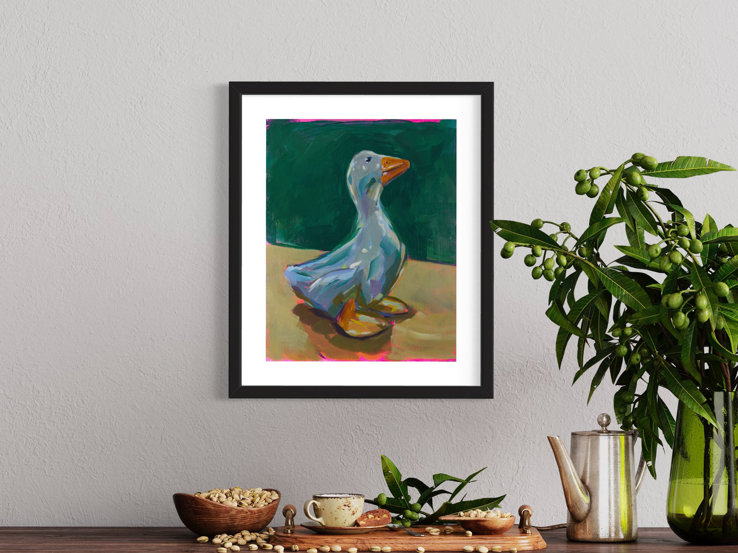 Silly Goose, 8 x 10 Art Print