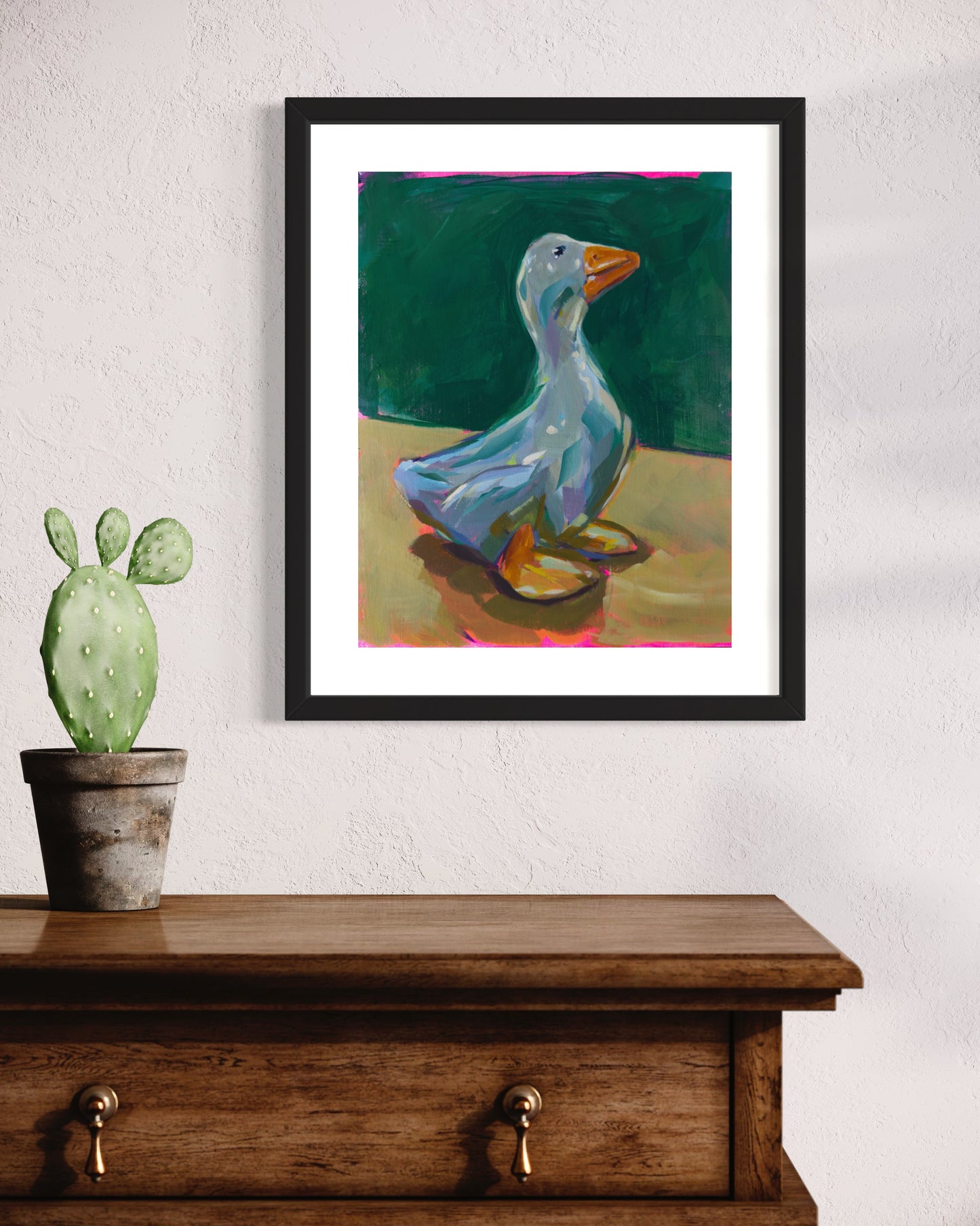 Silly Goose, 8 x 10 Art Print