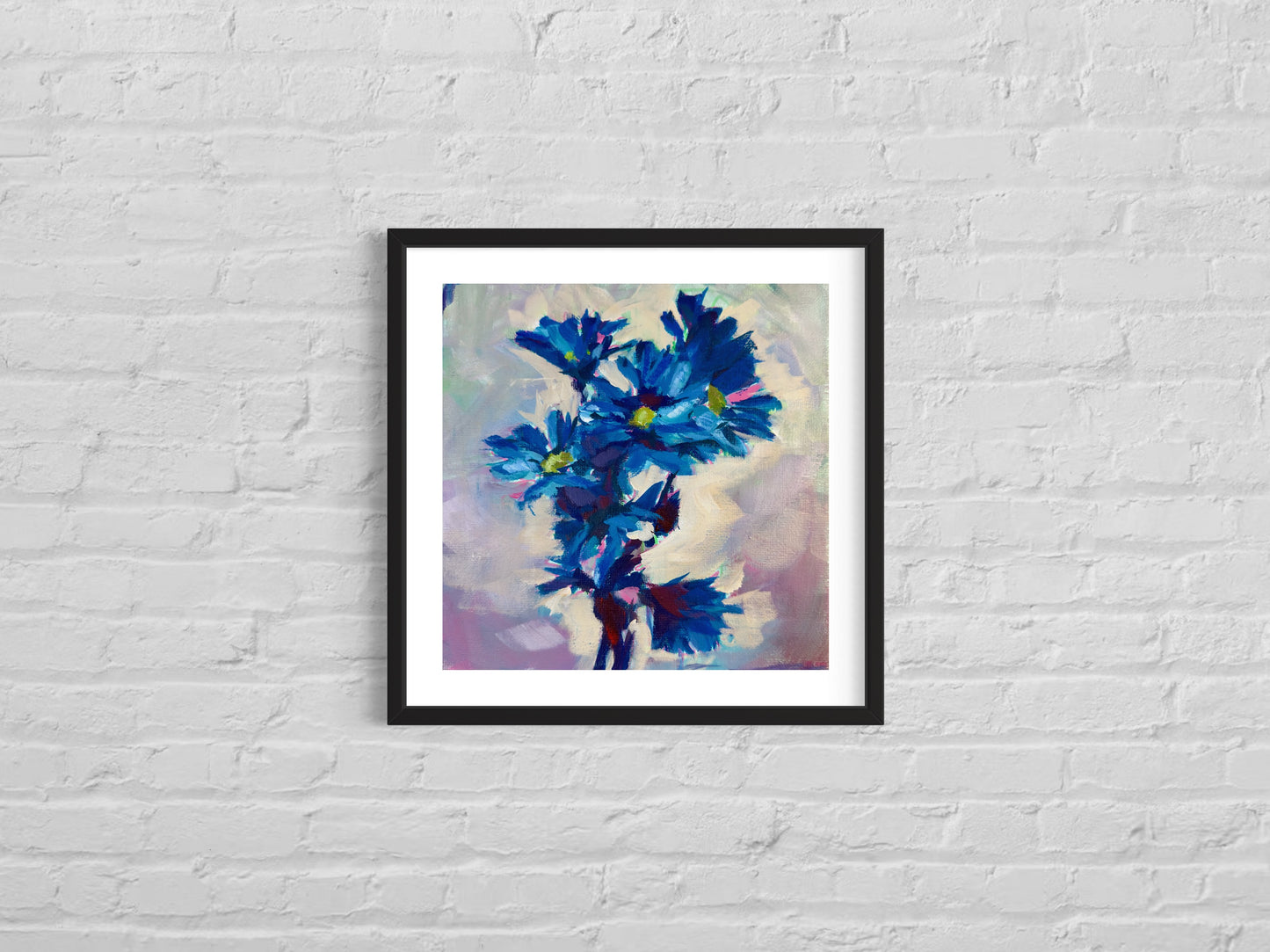 Floral Print 04, Art Print, 8 inch square