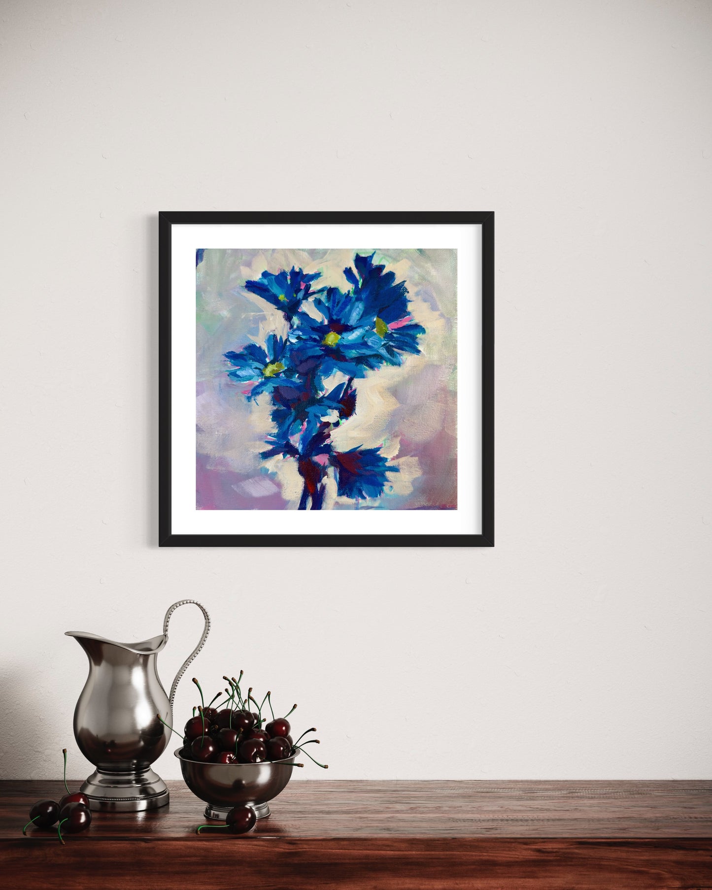 Floral Print 04, Art Print, 8 inch square