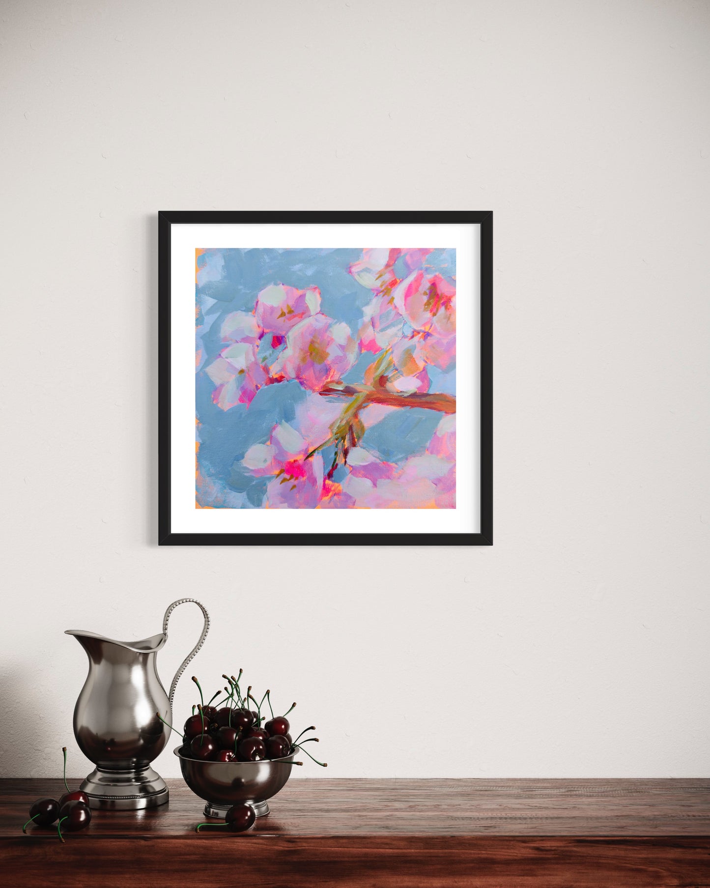 Floral Print 11, Art Print, Square Print