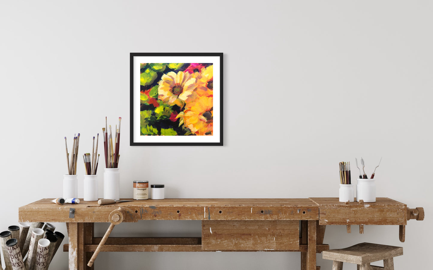 Floral Print 03, Art Print, 8 inch square