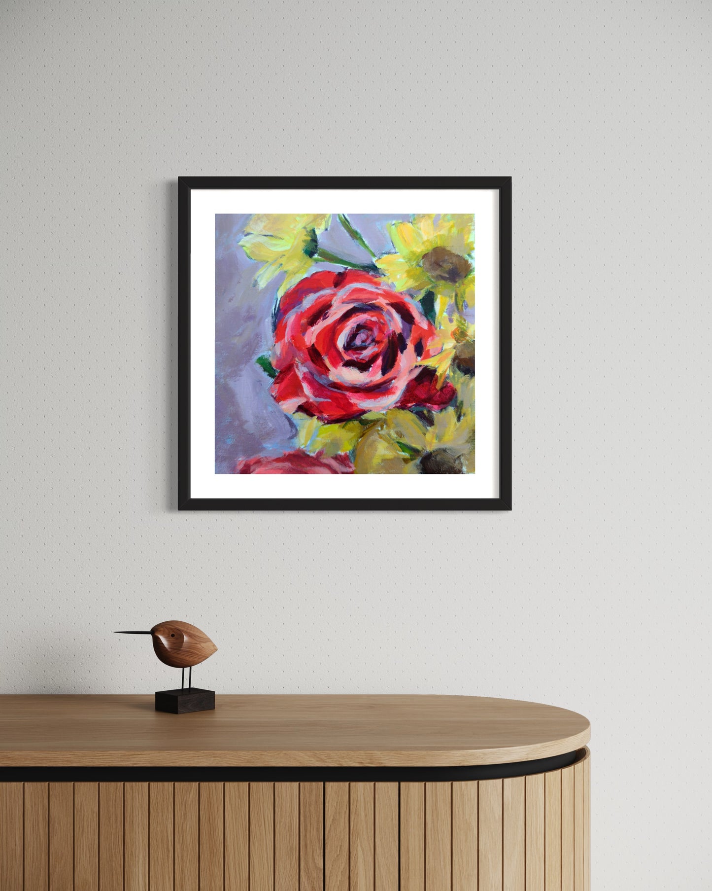 Floral Print 08, Art Print, Square Print