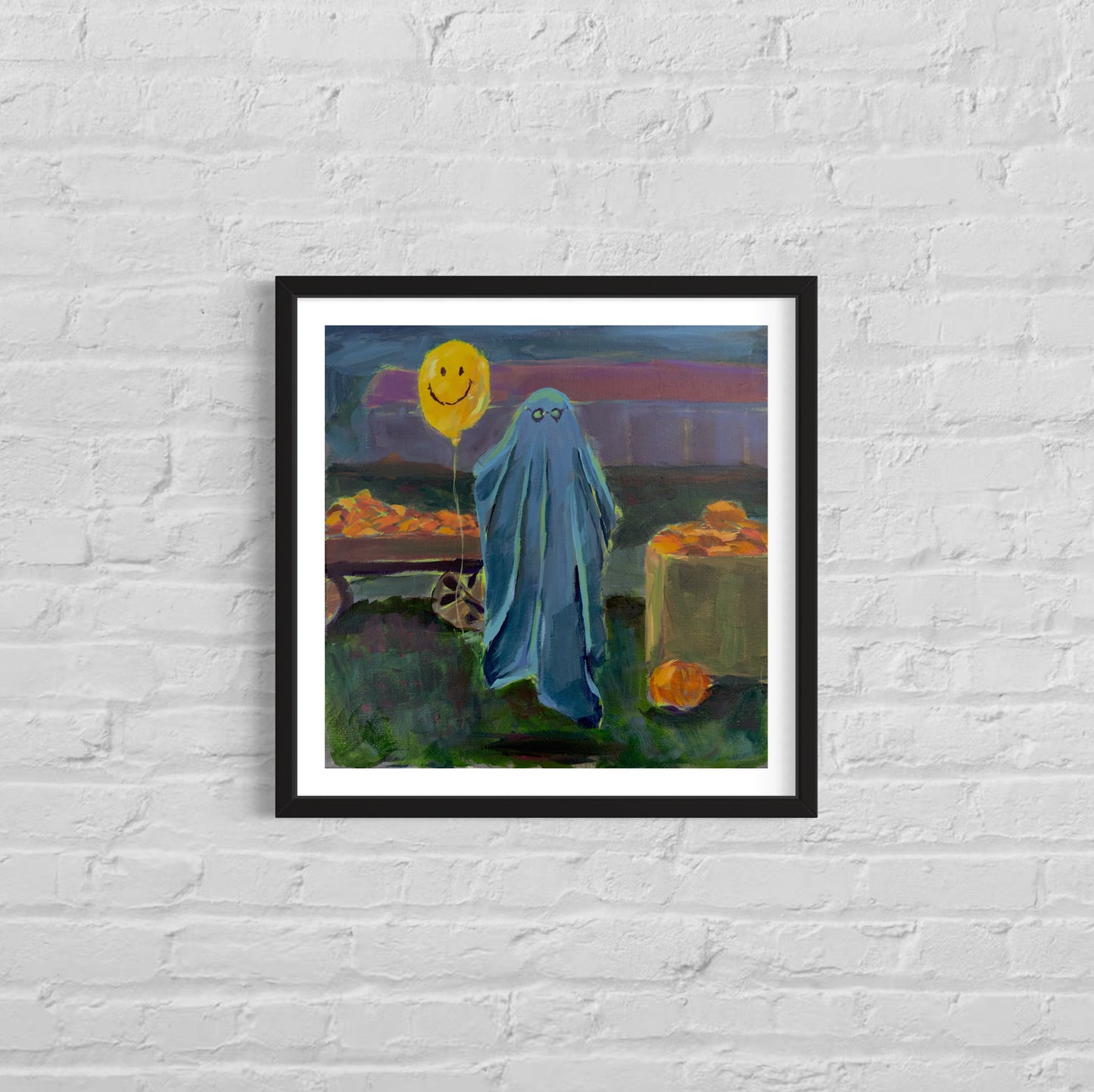 Fair Ghost Art Print, 8 inch square