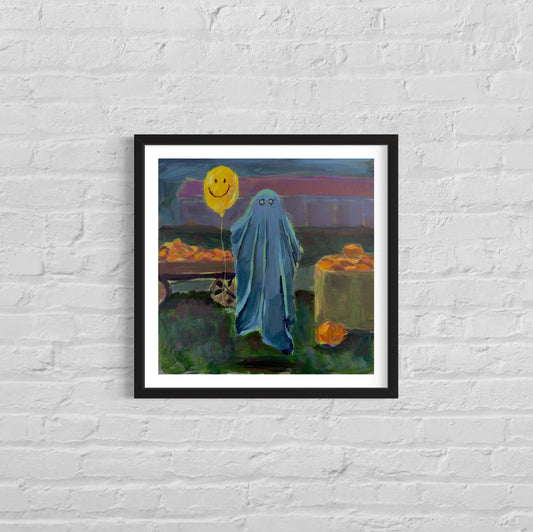 Fair Ghost Art Print, 8 inch square