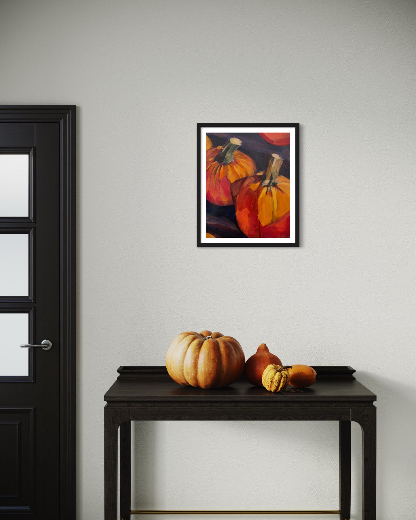 Pumpkin Print, 8 x 10  Art Print