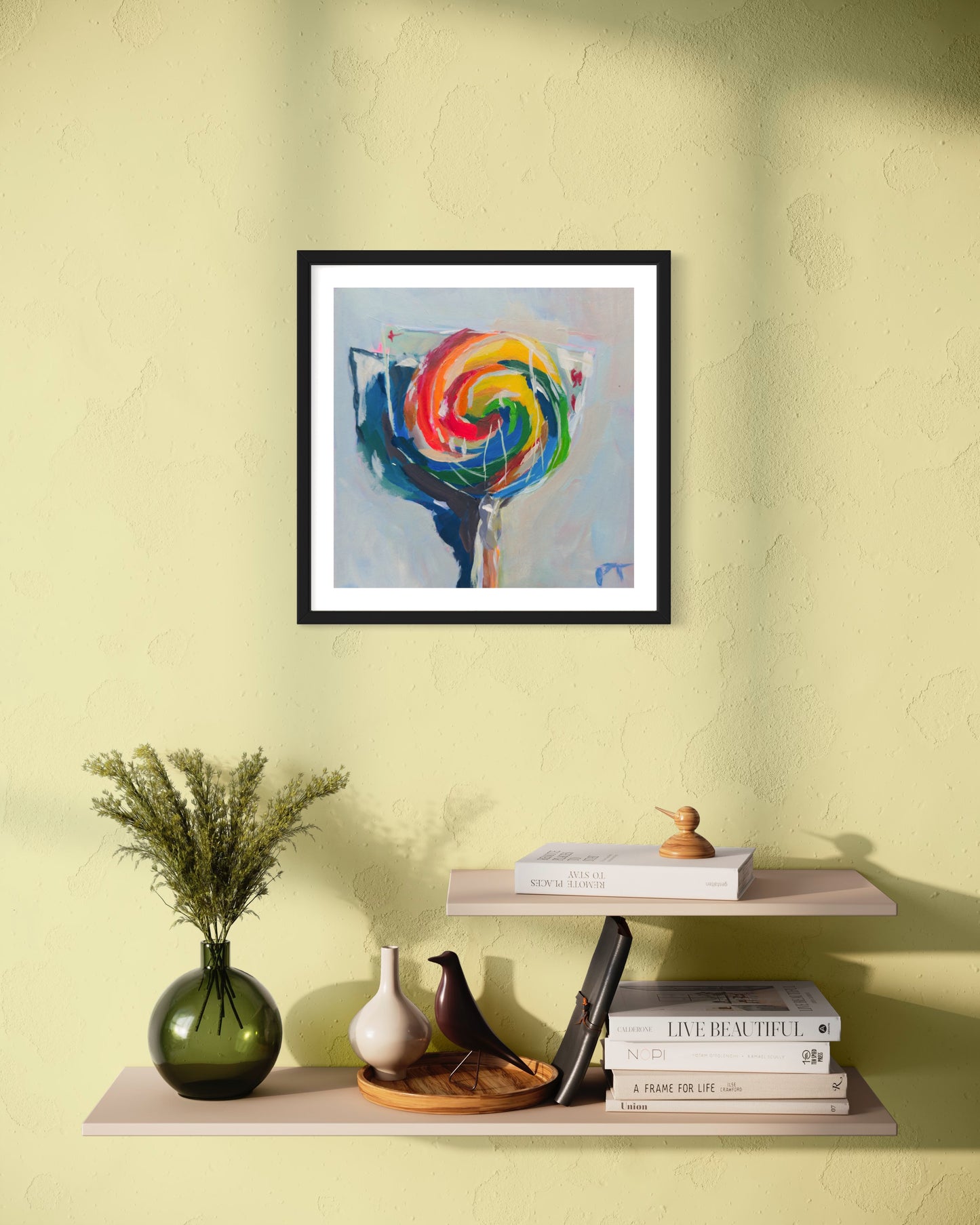 Lollipop, Art Print, Square Print