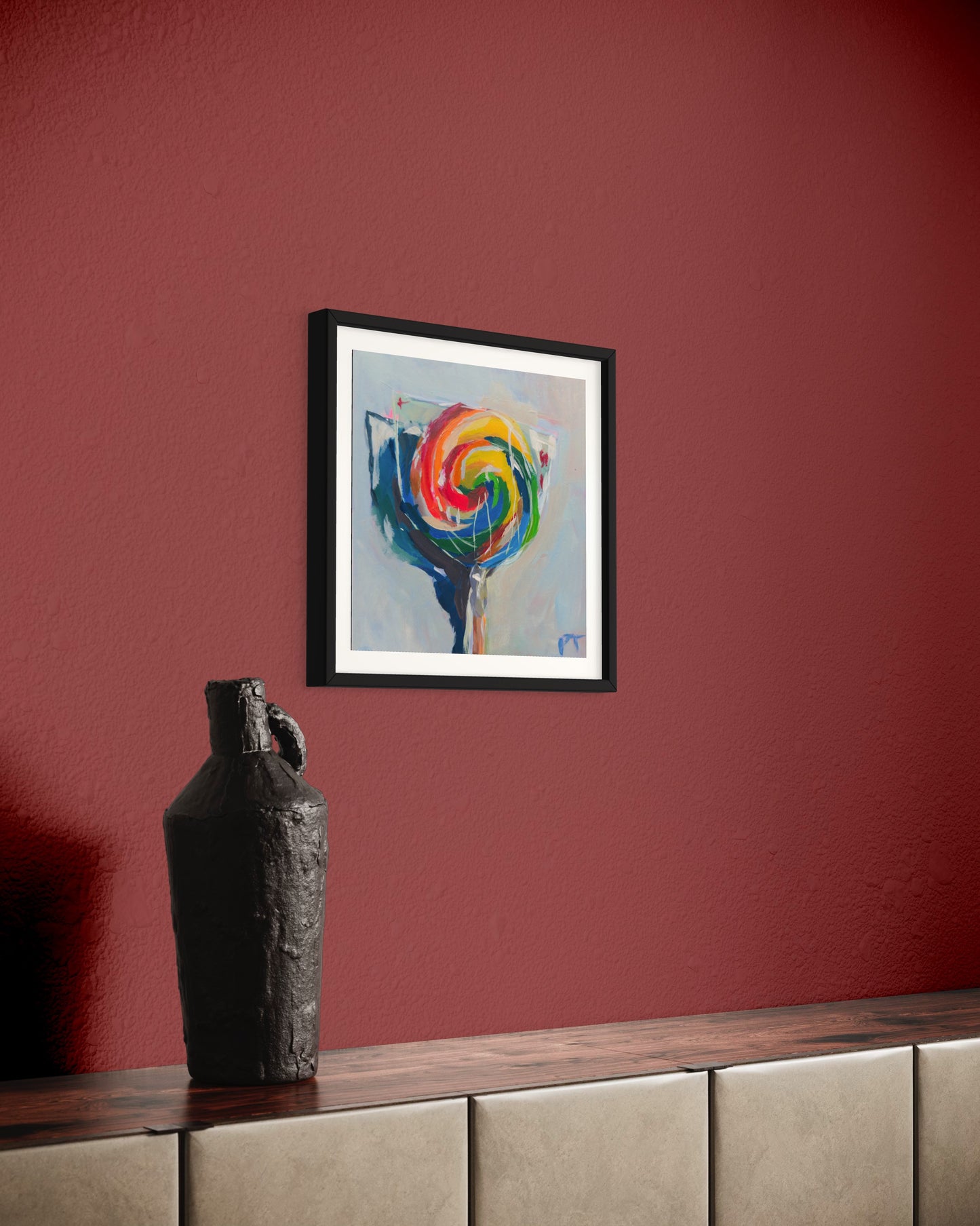 Lollipop, Art Print, Square Print