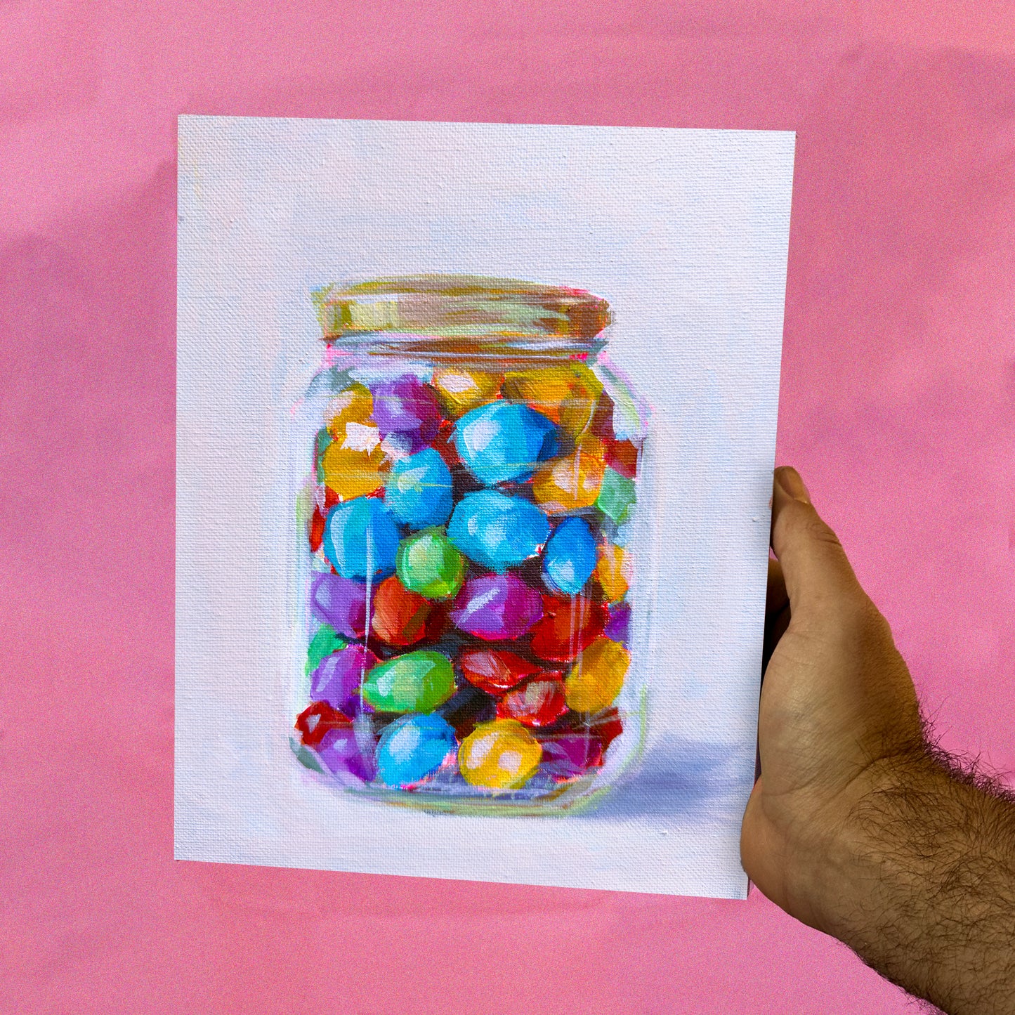 Hard Candy in a Jar, 8 x 10  Art Print