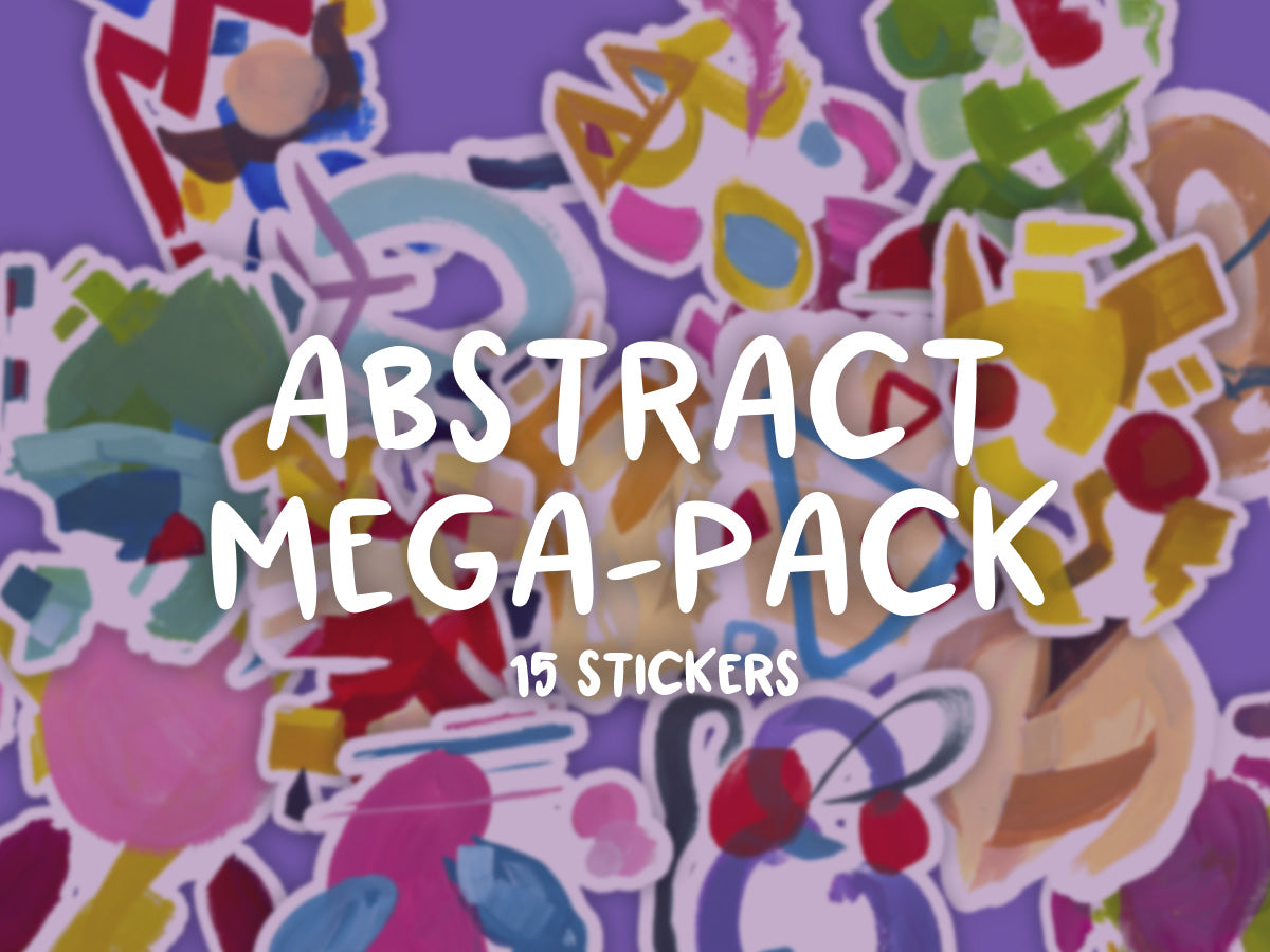 Abstract Character Mega-Pack, 3-inch Vinyl Sticker