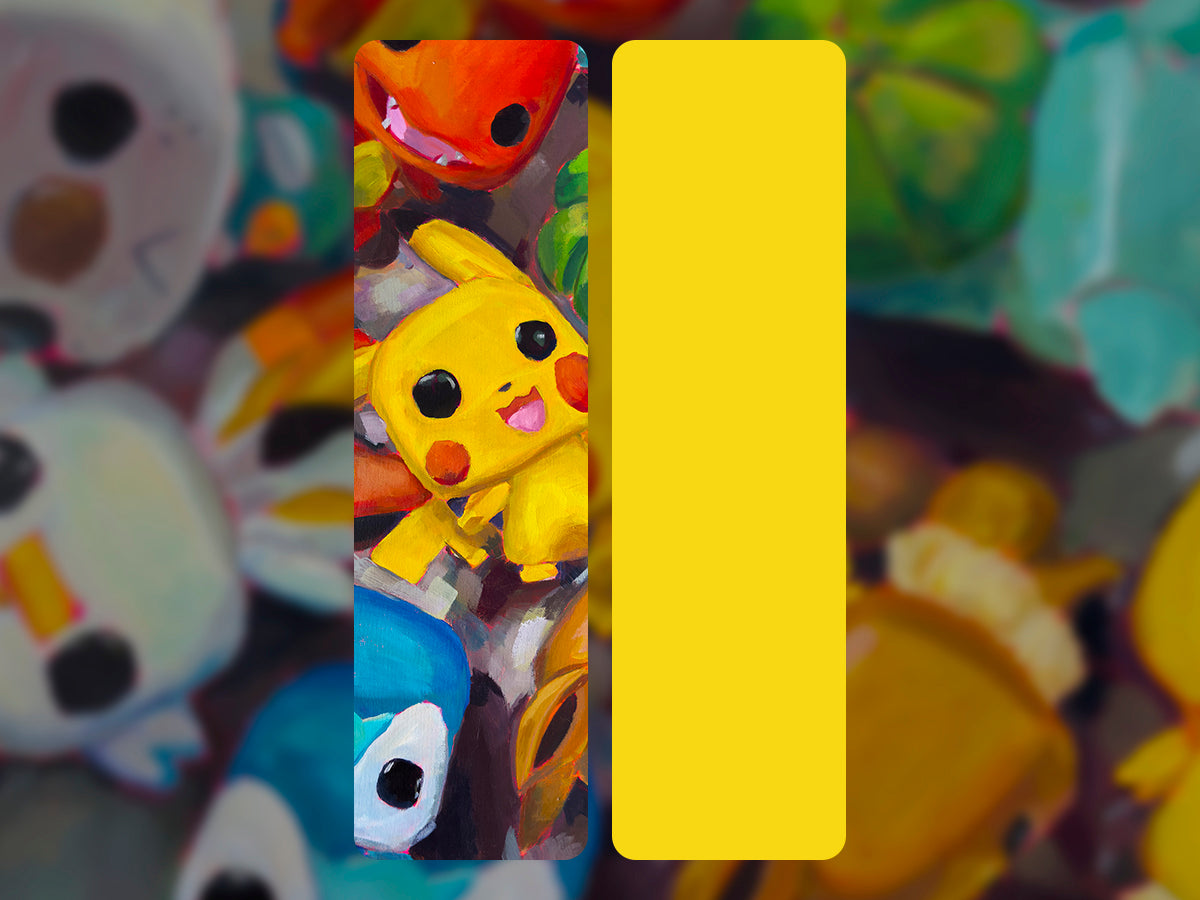 Pokemon Figures Art Print Bookmark